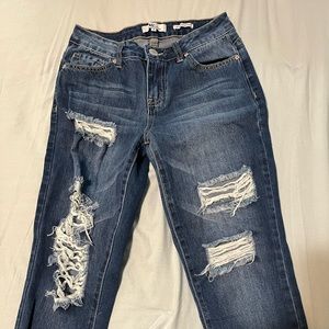 YMI Dreams Skinny Jeans, Dark Wash